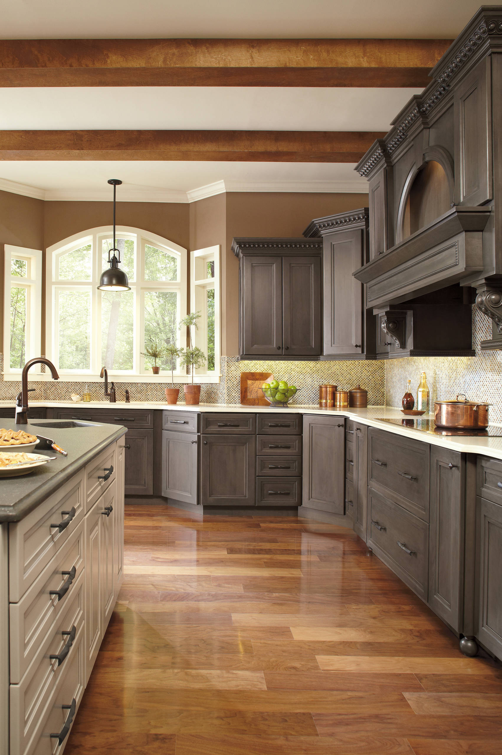 Gray Stained Cabinets Houzz
