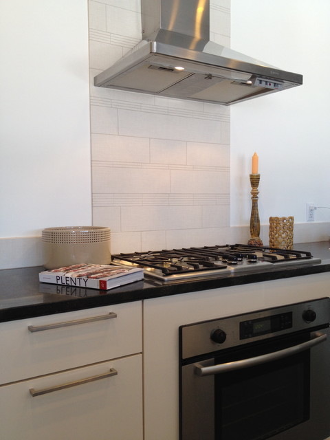 Kitchen Cooktop Stove And Backsplash Modern Kitchen Boston By Studio M Design