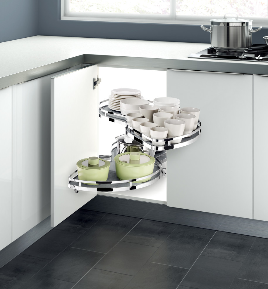 Kitchen Corner Storage Ideas Auckland - Modern - Kitchen - Auckland ...