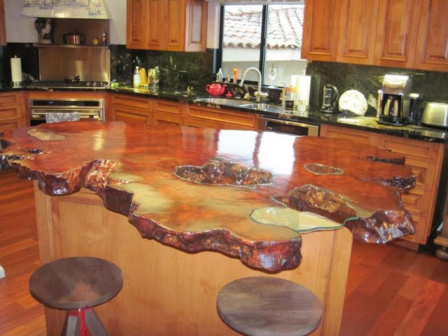 Redwood Bar Tops - Redwood Slabs for Bar Tops - Redwood Burl Inc.