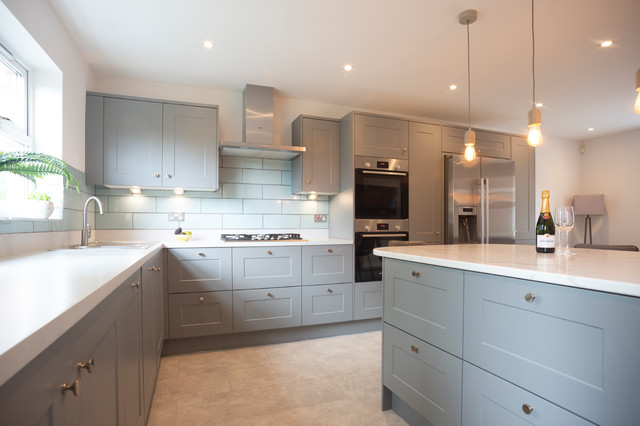 Kitchen Diner Renovation - Contemporary - Kitchen - Surrey - by Refresh ...