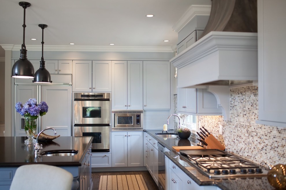 Example of a transitional kitchen design in Baltimore