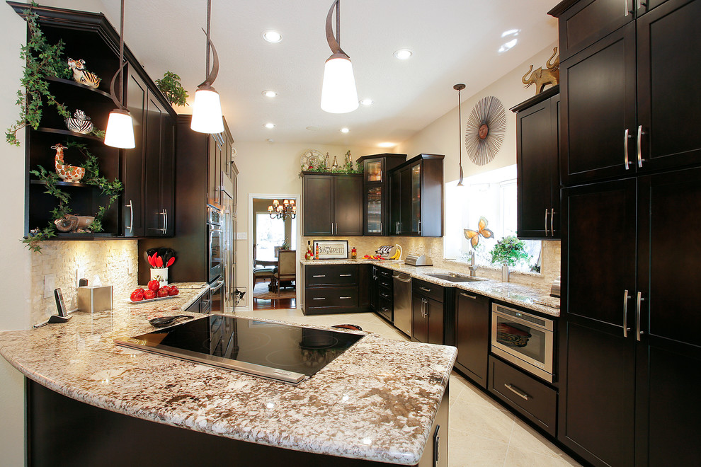 Kitchen Espresso Transitional Kitchen Houston by DWR