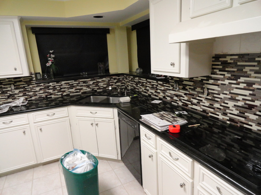 Kitchen Glass Mosaic Tile Floor Paint Before And After Modern Houston By Painting Services Steve - Can U Paint Glass Tiles Kitchen Glass Mosaic Tile Floor Paint Before And After Modern Houston By Painting Services Steve - Can U Paint Glass Tiles