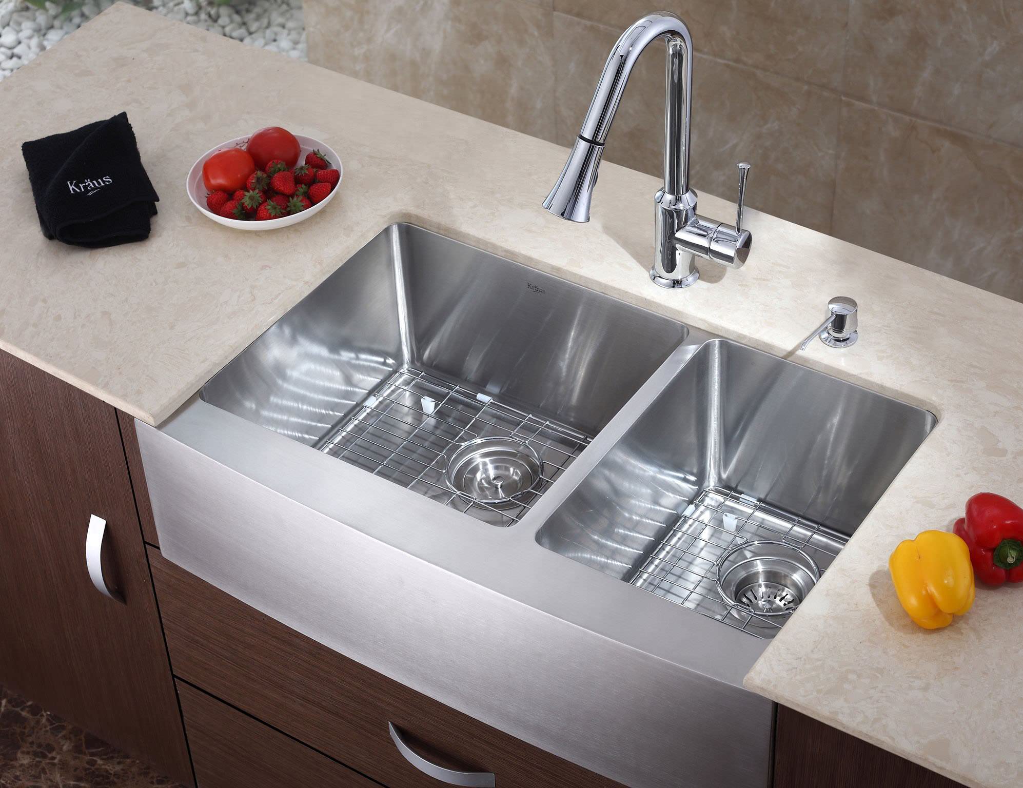 kraus kitchen sink 28x22