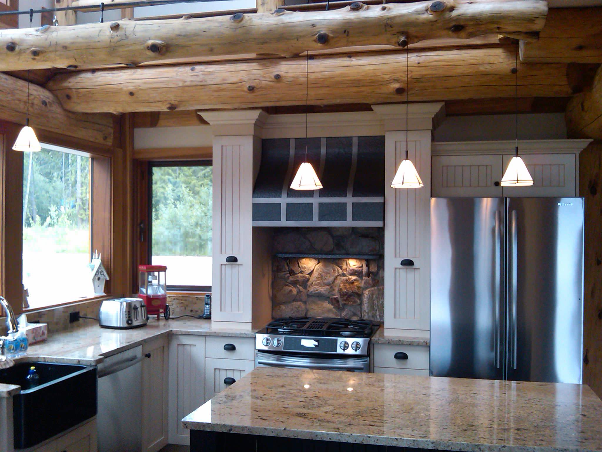 Kitchen ideas for log homes   Rustic   Kitchen   Calgary   by ...