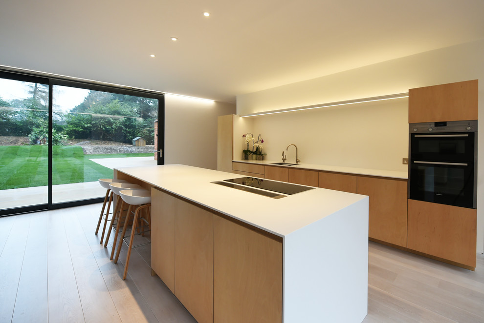 Photo of a scandinavian kitchen in Buckinghamshire.