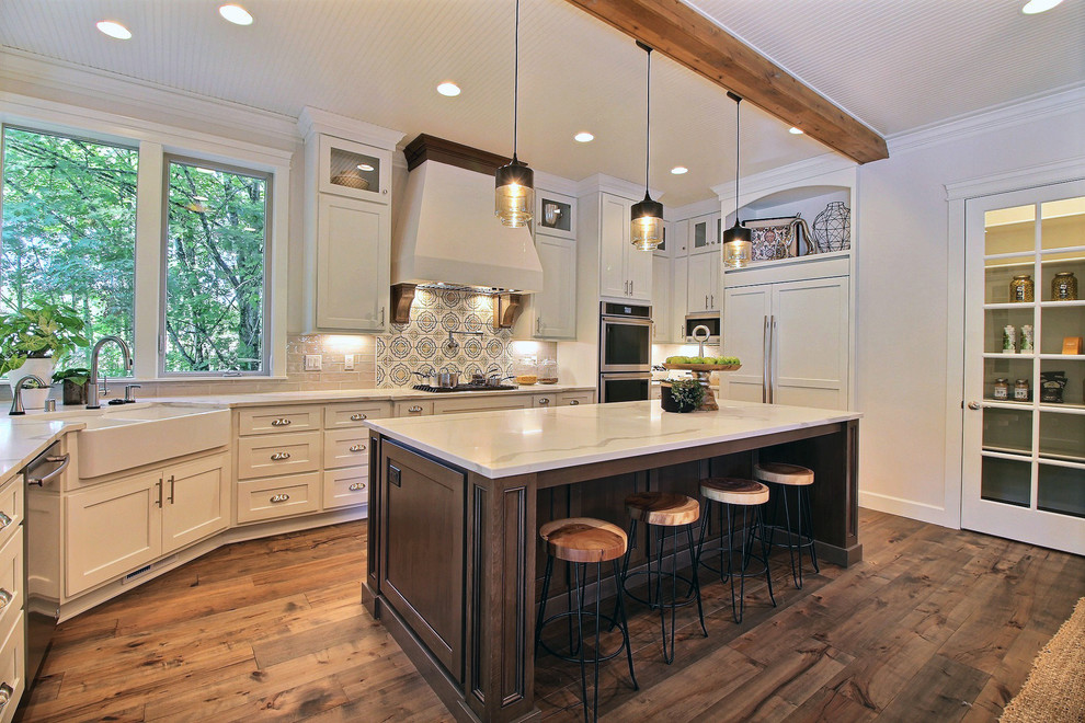 Craftsman Kitchen Portland, Kitchen Layouts With Island And Pantry
