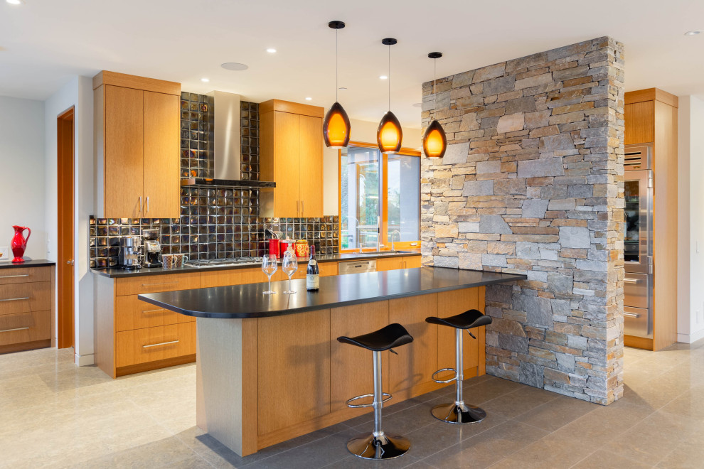 Kitchen Island - Contemporary - Kitchen - Vancouver - by Living Radius ...
