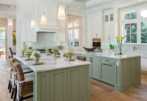 sage colored kitchen cabinets