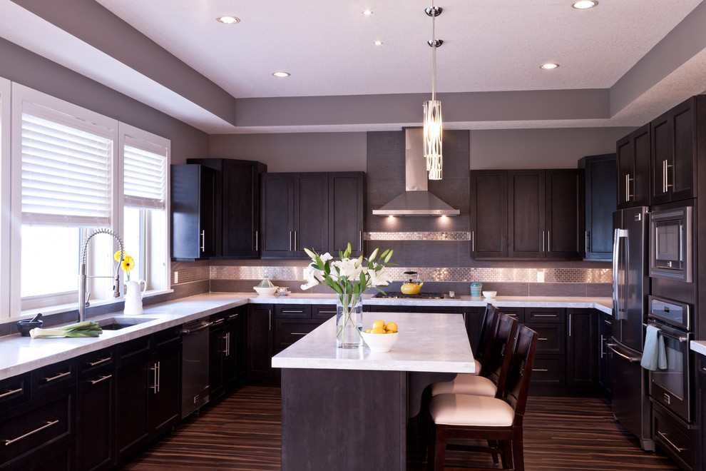 Kitchen Modern Kitchen Edmonton by Madison Park Homes Houzz