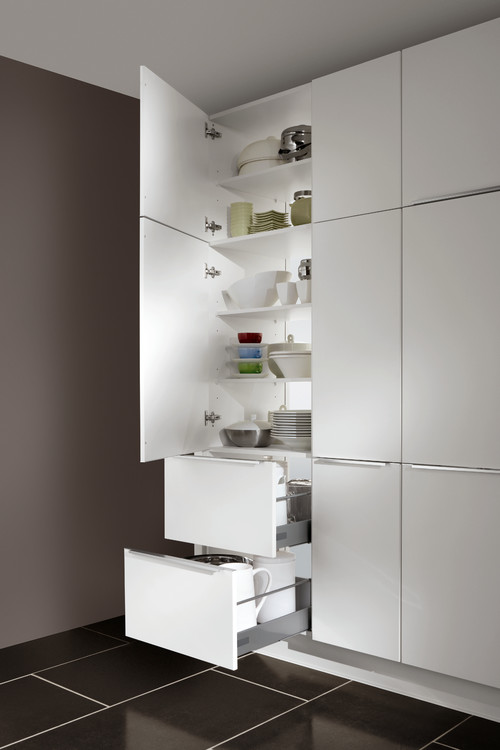 Modern Kitchen Pantry Cabinet Ideas: Drawers and More for Stylish Storage