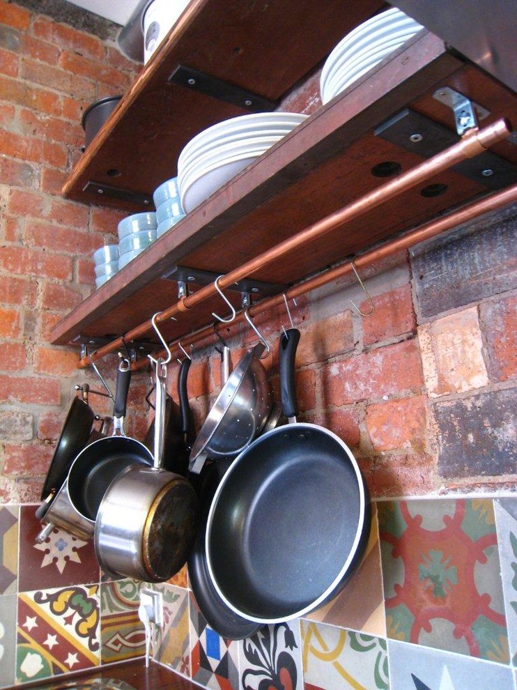 Design ideas for a bohemian kitchen in Melbourne.