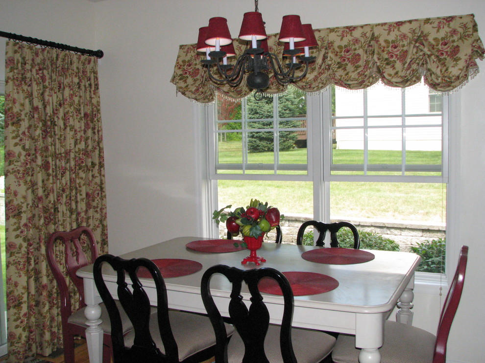 Kitchen Nook Balloon Valance & Drapes Traditional Kitchen New
