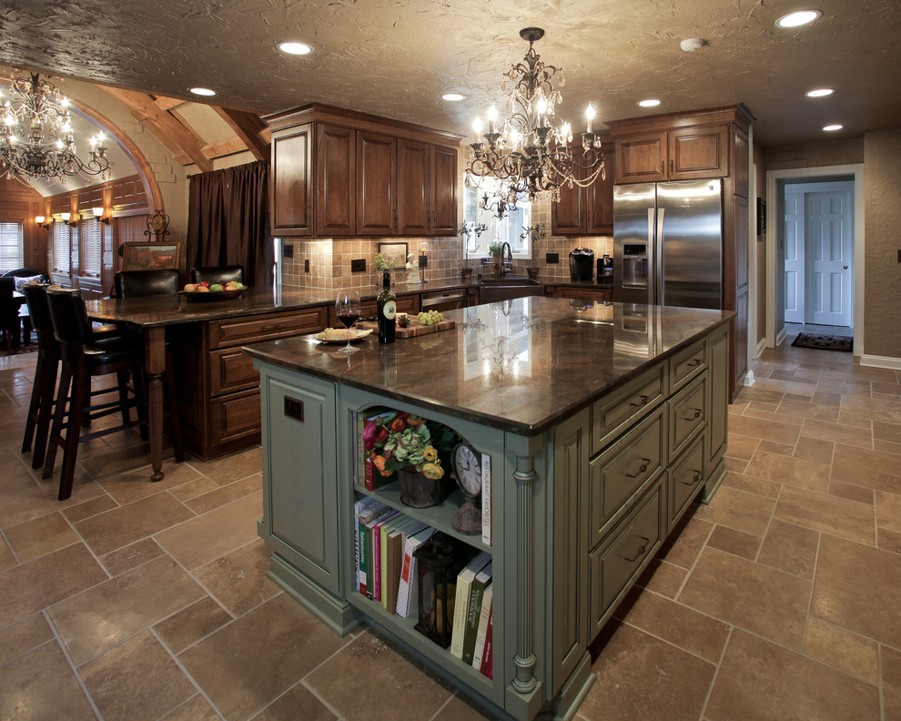 Traditional kitchen in Milwaukee.