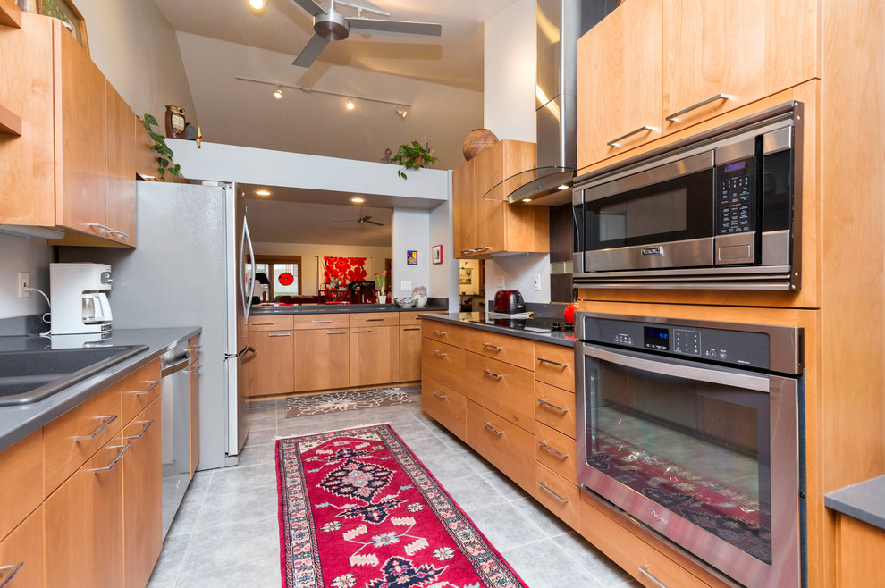 Kitchen Refresh And Bathroom Redesign Kitchen Modern Kitchen Other By Kaufman Construction Design And Build