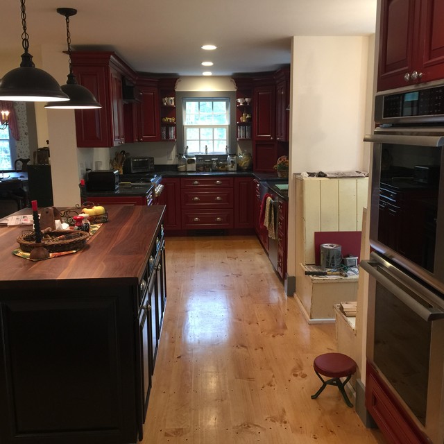 Kitchen remodel and 2nd floor addition Campagne Cuisine Boston