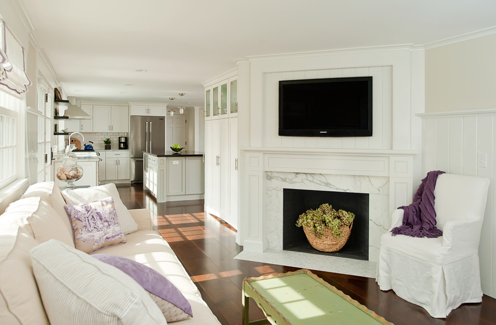 Inspiration for a contemporary kitchen remodel in Boston with stainless steel appliances