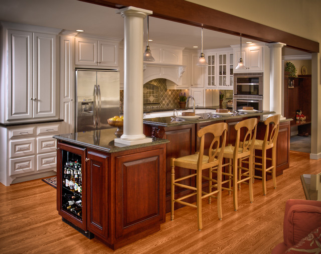 Kitchen Islands With Columns An, Kitchen Island With Two Columns