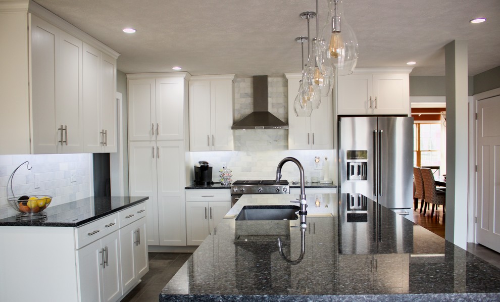 Kitchen remodel removing walls /soffits Transitional Kitchen