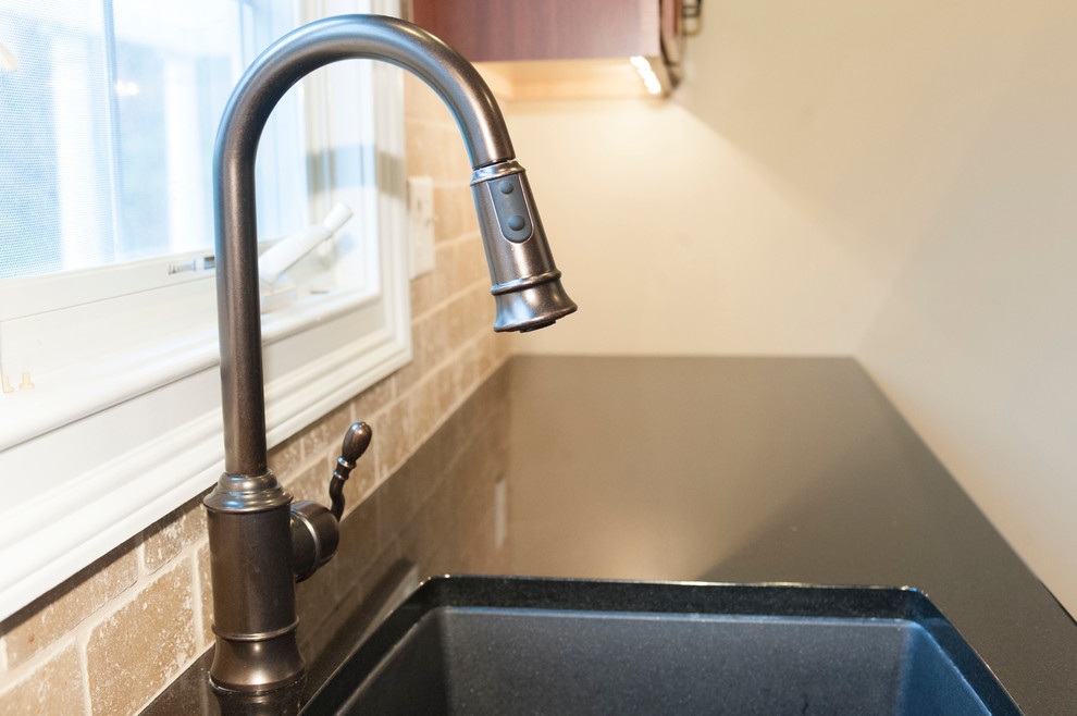 Kitchen Remodel with Brookhaven Island and Desk Traditional Kitchen