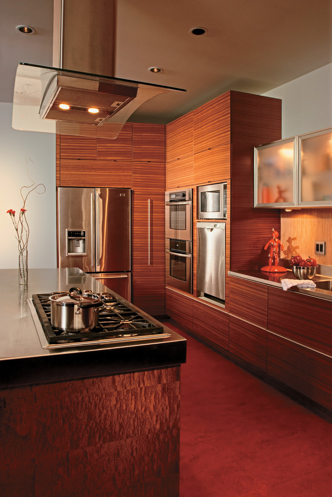 Inspiration for a modern kitchen remodel in Las Vegas
