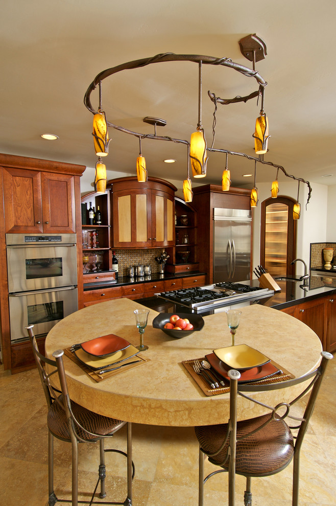 Photo of a contemporary kitchen in San Diego.