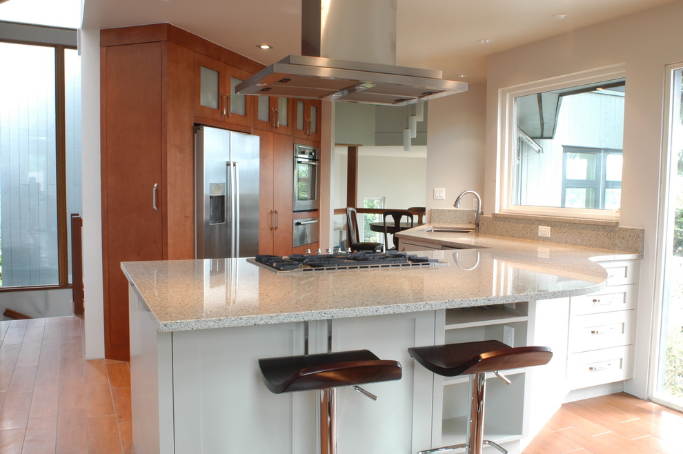 Kitchen Renovation Front View - After - Contemporary - Kitchen ...