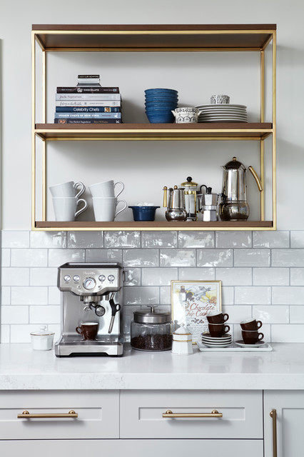 Shelf Under Coffee Machine Design Ideas