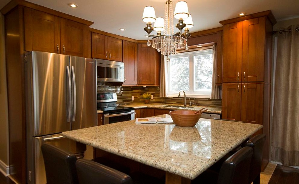 Kitchen Renovation St. Laurent, Qc Traditional Kitchen Montreal