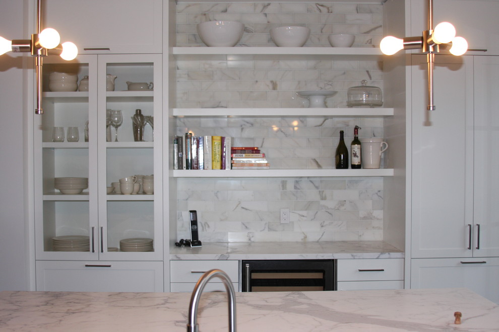 Inspiration for a contemporary kitchen remodel in Vancouver