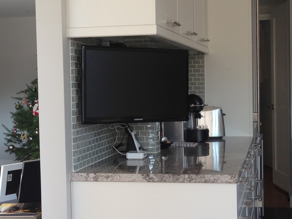 Kitchen TV Install Modern Kitchen New York by Audio Video
