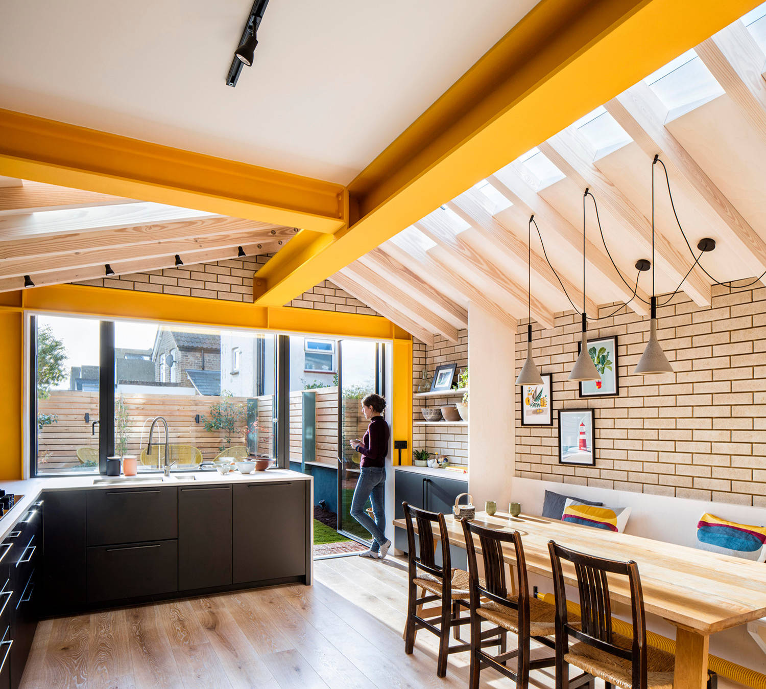 How To Hang Pendant Lights From A Sloping Glazed Or Open Ceiling Houzz Uk