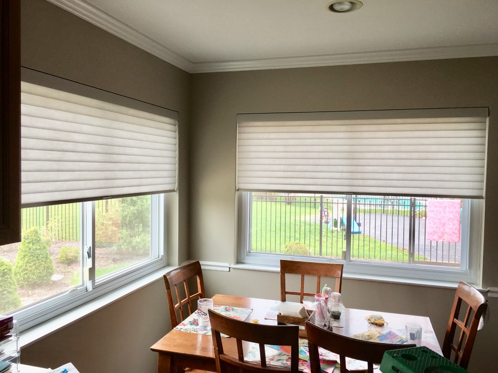 Kitchen Window Shades Cellular Roller Shades Transitional