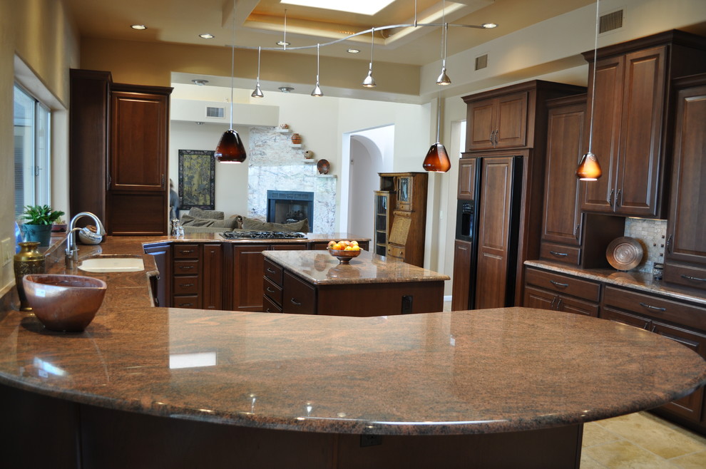 Kitchen with Extra Counter Space Traditional Kitchen Phoenix by MCCALEB CONSTRUCTION INC
