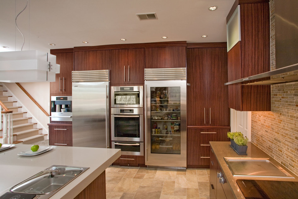 Inspiration for a contemporary kitchen remodel in Philadelphia