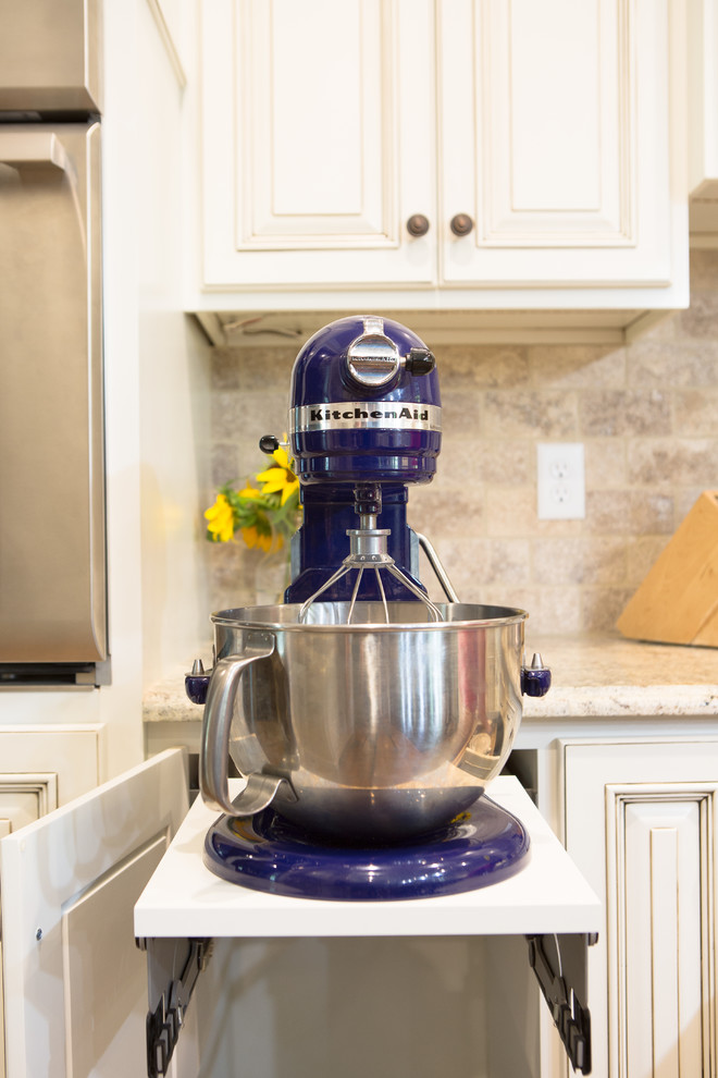 KitchenAid Mixer Storage Idea Contemporary Kitchen Richmond by