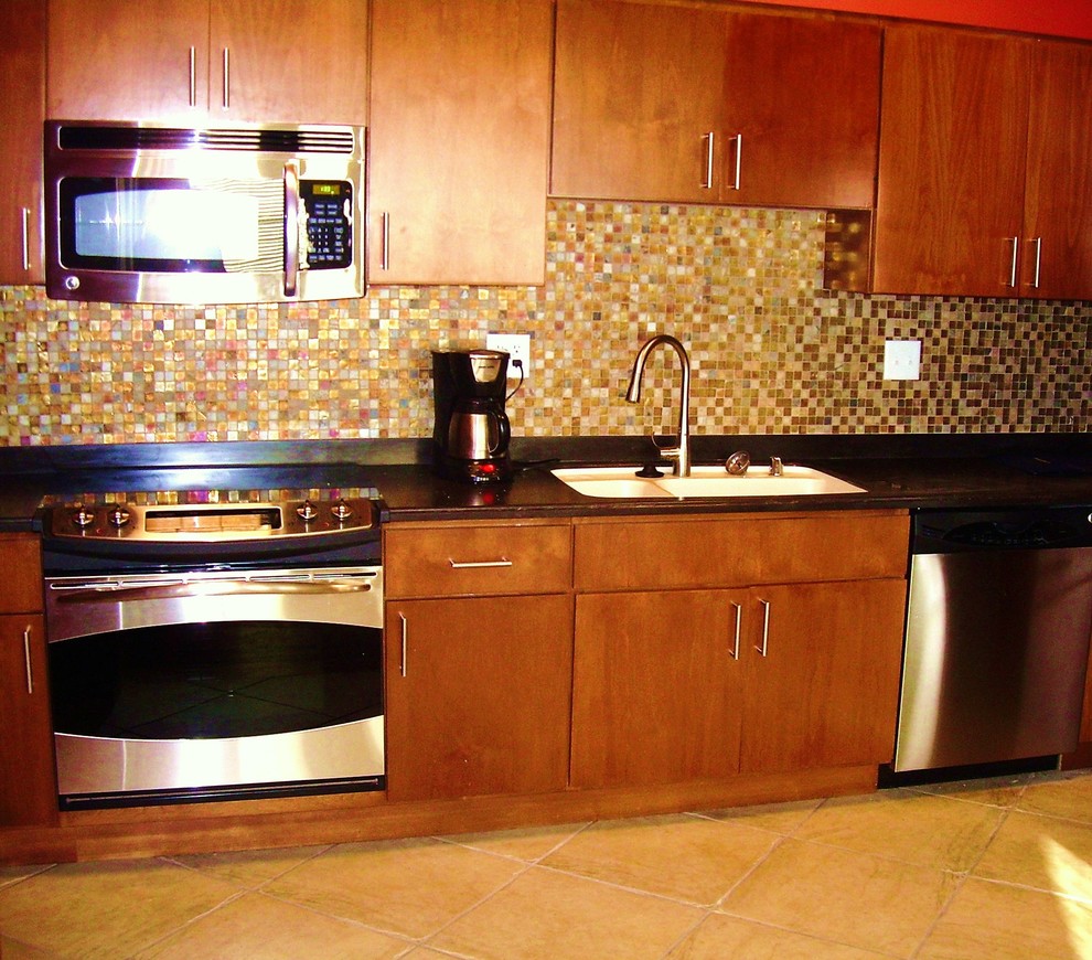 at a clubhouse Contemporary Kitchen Chicago Houzz