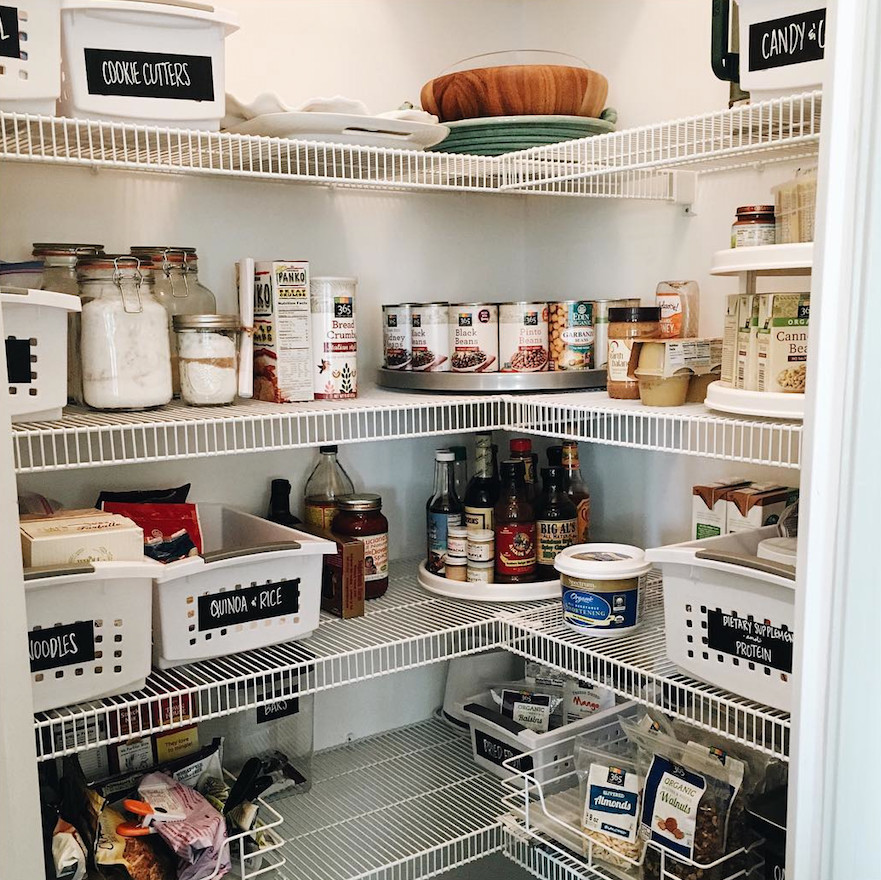 Organising kitchen clearance cupboards