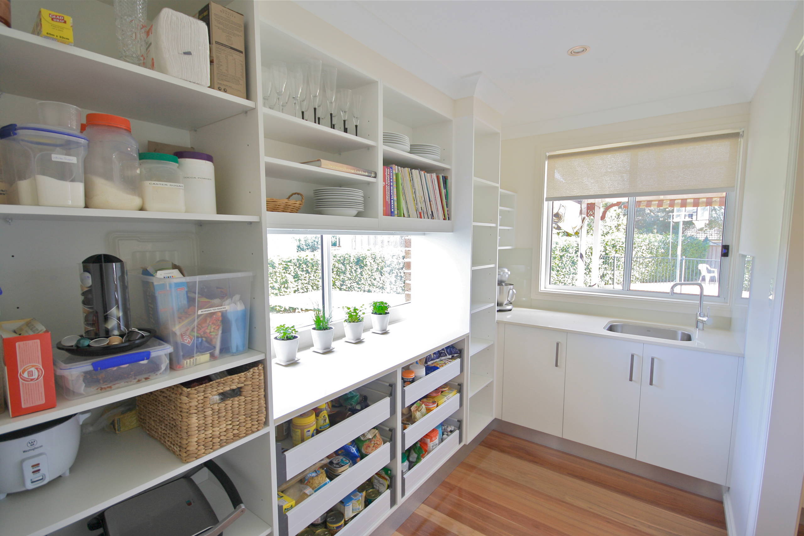 Corner Pantry Pull Out Shelves - Atlanta - by ShelfGenie National, Houzz