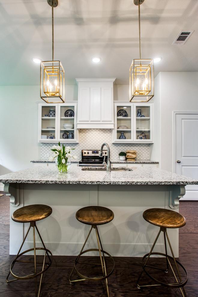 Example of a cottage kitchen design in Dallas