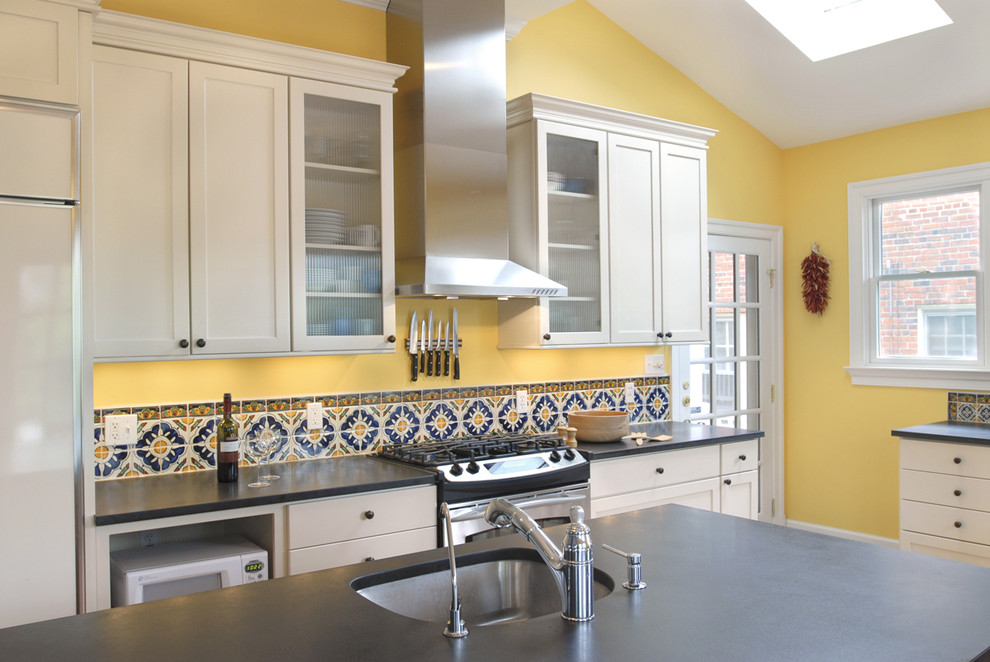 This is an example of a bohemian kitchen in DC Metro.