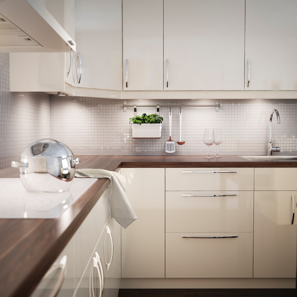 Kitchen - contemporary kitchen idea in Other