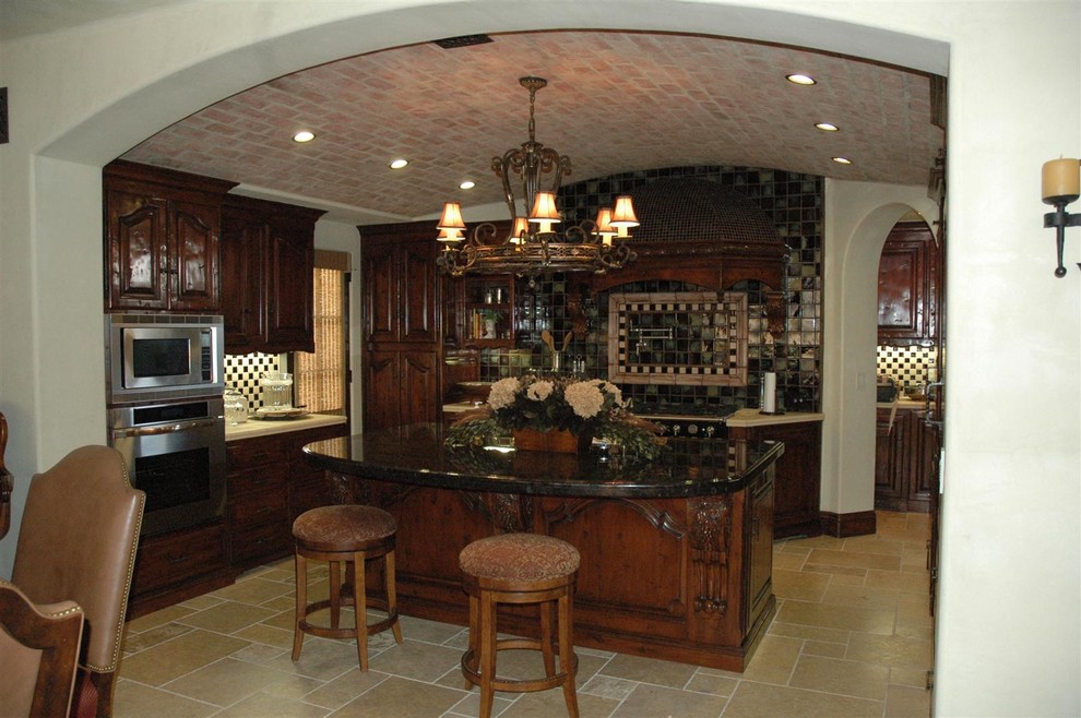 Inspiration for a mediterranean kitchen in Los Angeles.