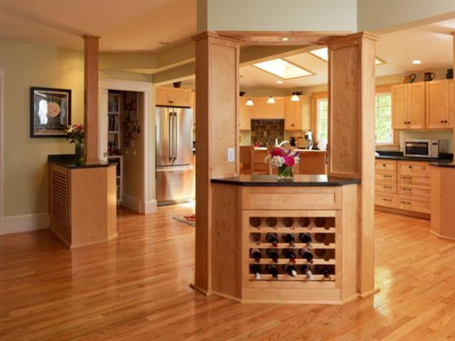 Inspiration for a craftsman kitchen remodel in Boston