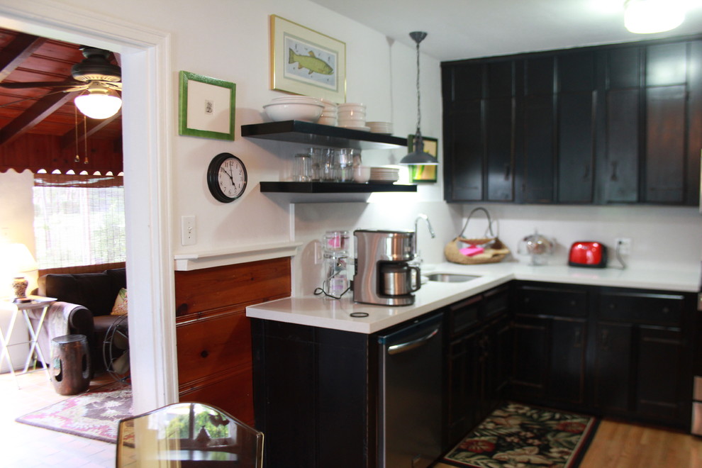 Knotty Pine Kitchen Remodel - Eclectic - Kitchen - Miami