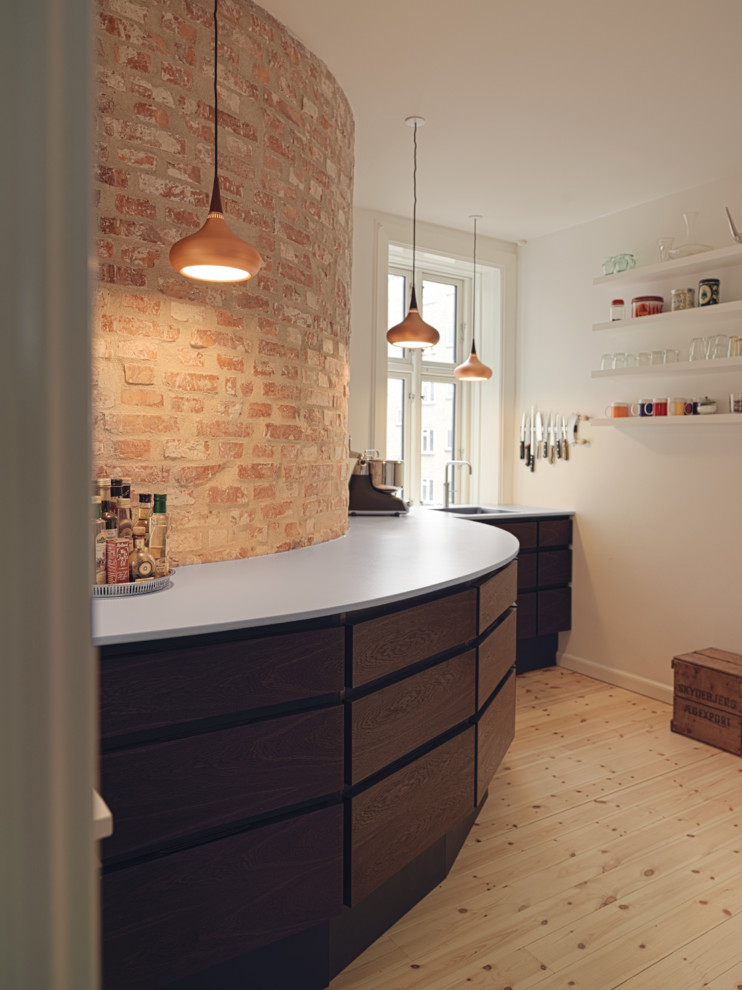 Inspiration for a scandi kitchen in Aarhus.
