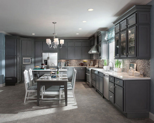 Kraftmaid Transitional Kitchen Seattle by Lowe's of