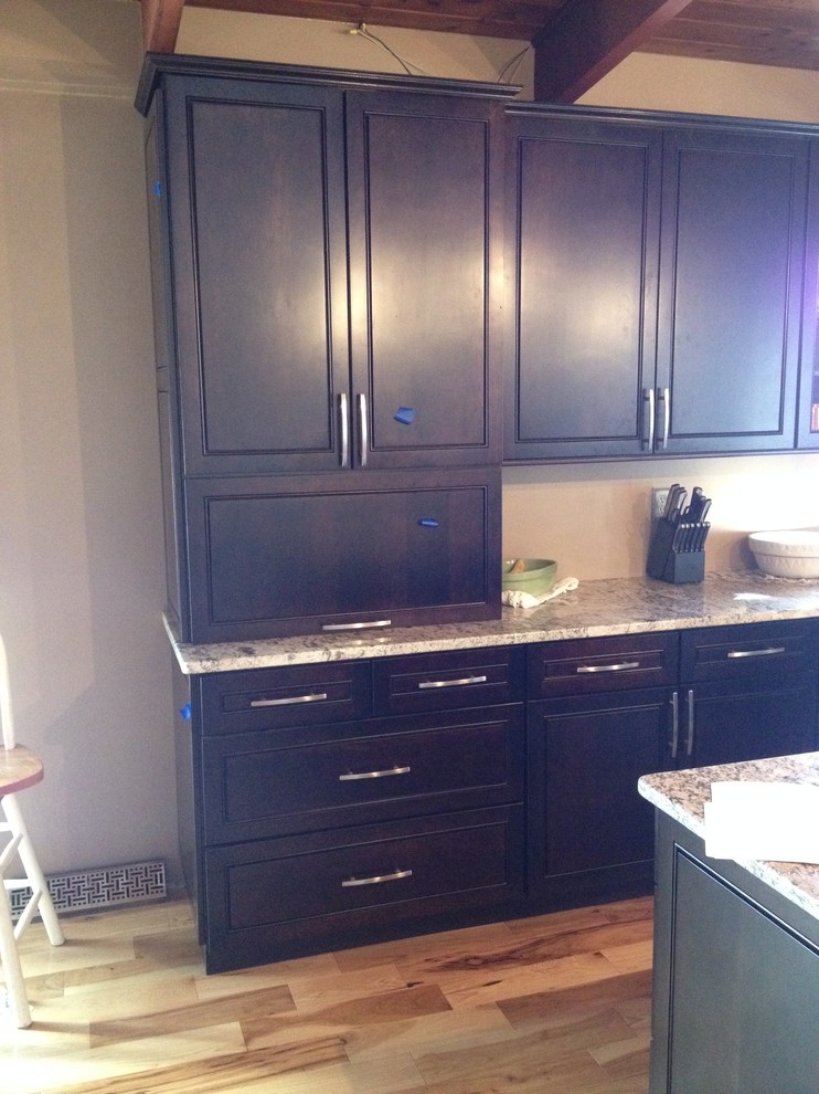 Kraftmaid kitchen Peppercorn Cherry Transitional Kitchen Chicago