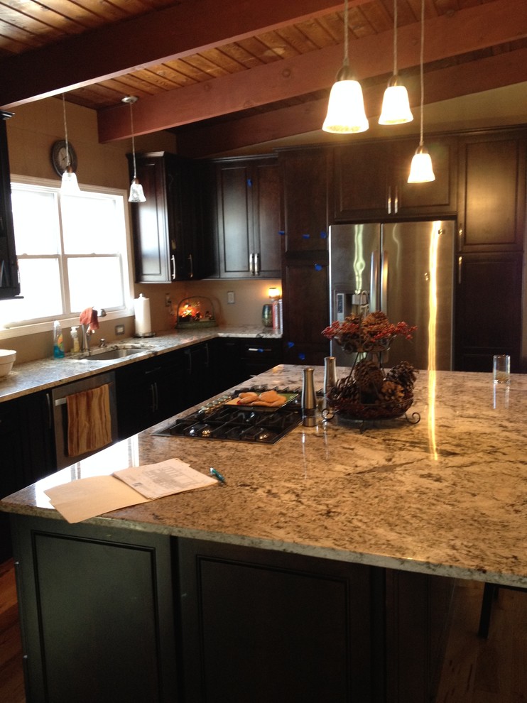 Kraftmaid kitchen Peppercorn Cherry Transitional Kitchen Chicago